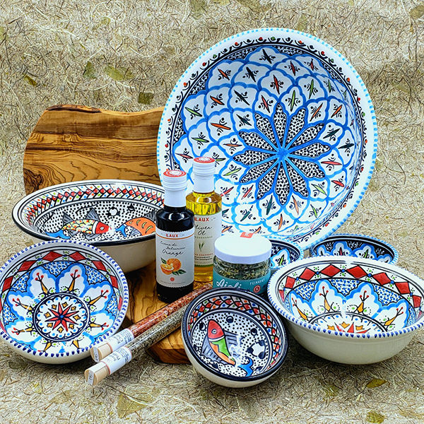 Porzellan und Keramik
